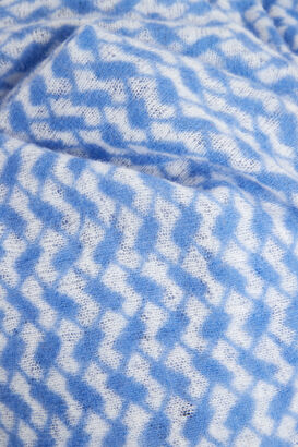 Cashmere Schal Pali Skyblue