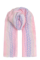Cashmere Schal Ethno Border  - PUR SCHOEN
