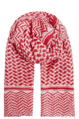 Cashmere Schal Pali Red  - PUR SCHOEN