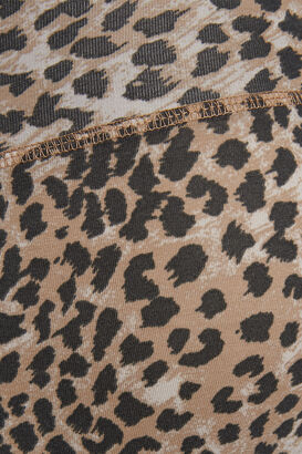 Leggings Leopard aus Baumwoll-Stretch