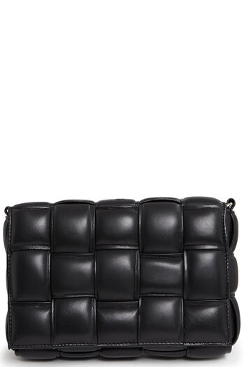Padded Leather Clutch 