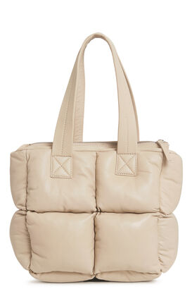Wattierte Tasche aus Leder 
