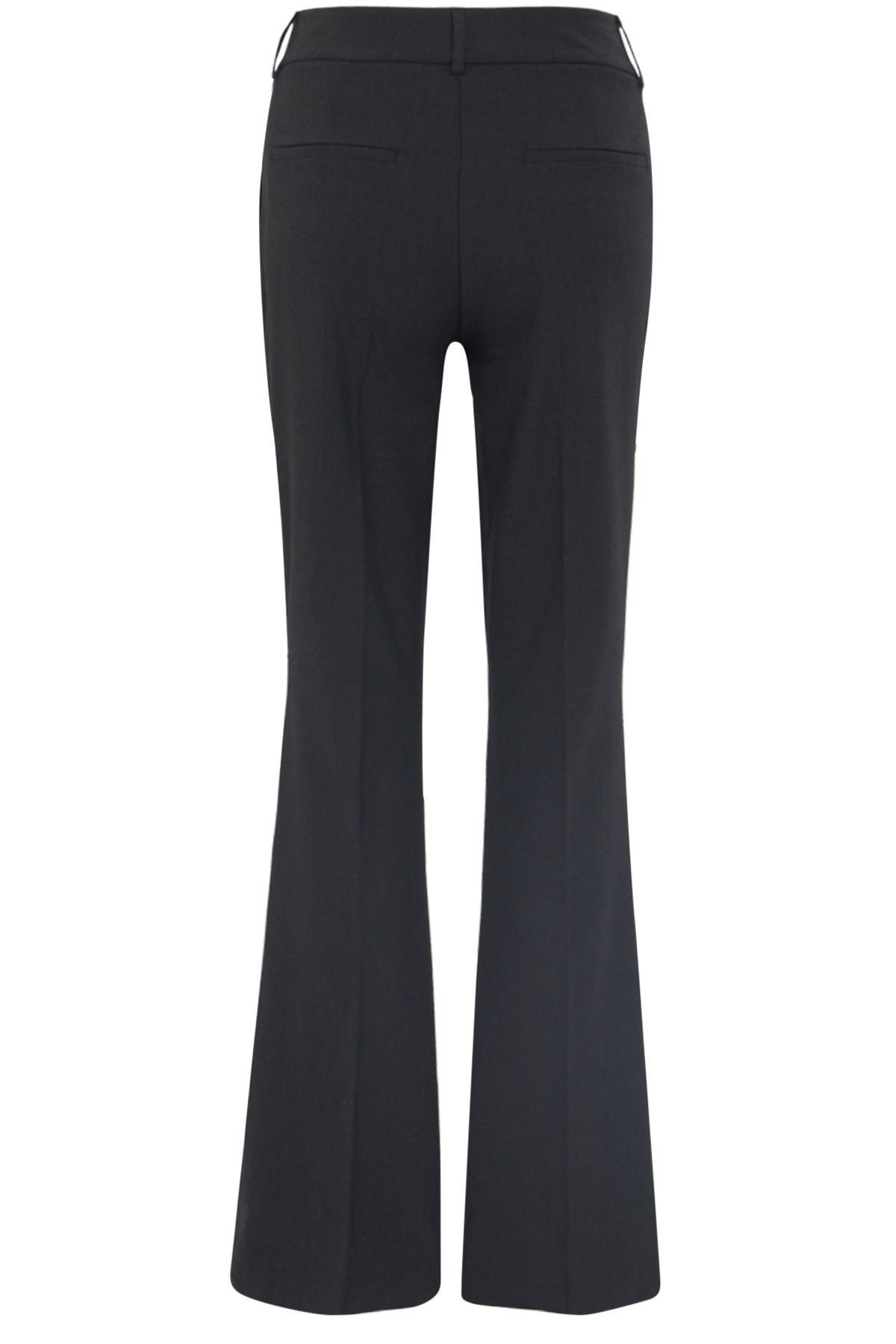 Schwarze Leinenhose mit hoher Taille - Clara
