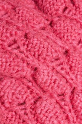 Handgestrickter Pullover Angel mit Mohair