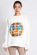 Sweatshirt Multiplaid Crew