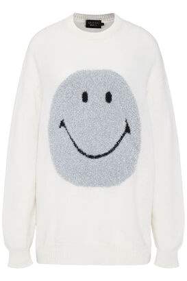 Pullover Lurex Crew mit Cashmere 