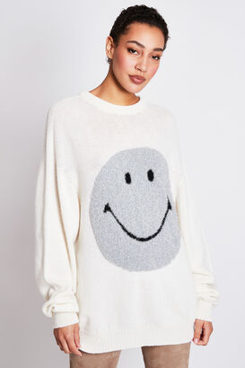 Pullover Lurex Crew mit Cashmere 