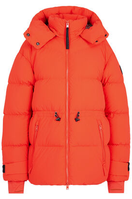 Daunenjacke mit abnehmbarer Kapuze