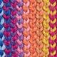 Gestrickter Schal aus Wolle 