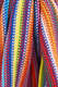 Gestrickter Schal aus Wolle 