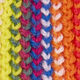 Gestrickter Schal aus Wolle 