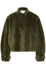 Fake Fur Jacke Danja mit Wolle  - PRIDE TO BE 