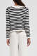 Striped Cardigan Gamden with Cotton