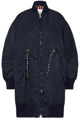 Long Bomber mit verziertem Gürtel - BAZAR DELUXE