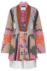 Ponchojacke mit Wolle  - BAZAR DELUXE