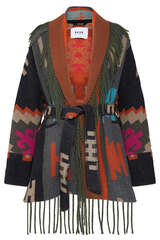Ponchojacke mit Wolle  - BAZAR DELUXE
