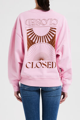 Sweatshirt mit Print aus Bio-Baumwolle