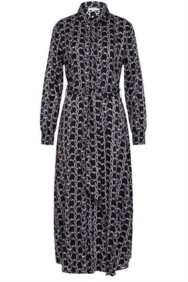 Kleid Smock aus Seidenstretch 