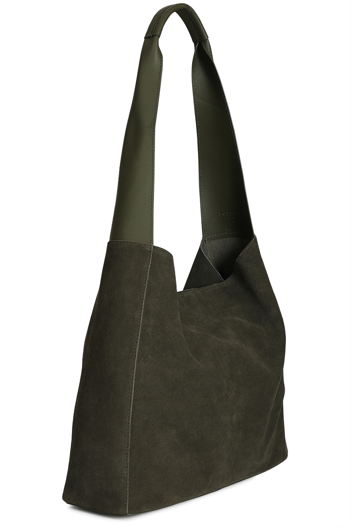 Large leather hotsell pouch bag