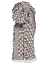 Handgewebter Schal aus Cashmere  - CASHMERE BLUES