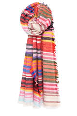 Handwoven Cashmere Scarf Diana - CASHMERE BLUES