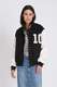Collegejacke mit Wolle