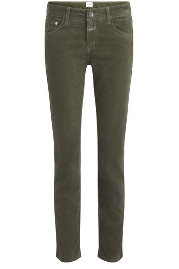 Slim Fit Hose Baker aus italienischem Samststoff
