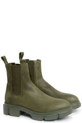 Chelsea Boots CPH570 Waxed Nabuc Khaki - COPENHAGEN STUDIOS