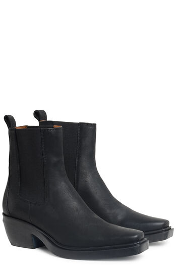 Chelsea Boots CPH236 Waxed Nabuc Black