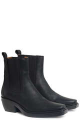 Chelsea Boots CPH236 Waxed Nabuc Black - COPENHAGEN STUDIOS