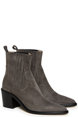 Stiefelette Jane Comoscio aus Veloursleder