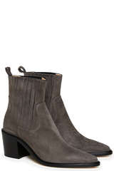 Suede Ankle Boots Jane Comoscio - POMME D´OR