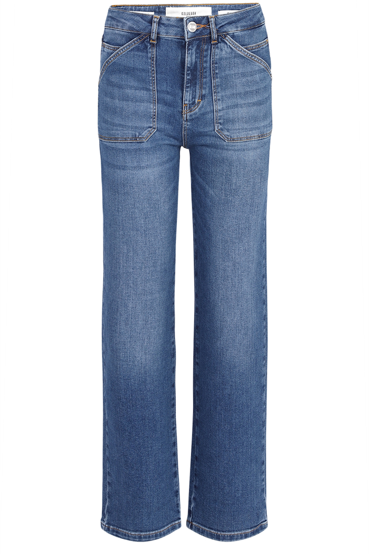 High Waist Straight Leg Jeans