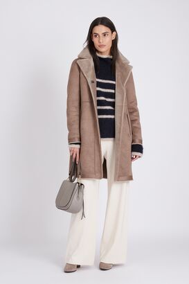 Reversible Coat Venus in Shearling Look