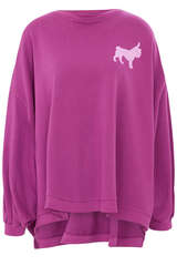 Sweatshirt aus Bio-Baumwolle - LOVE JOY VICTORY
