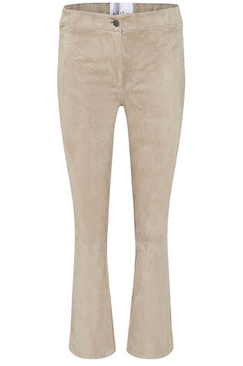 Suede Leather Pants