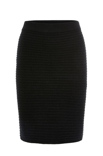 Knitted Skirt with Cashmere 