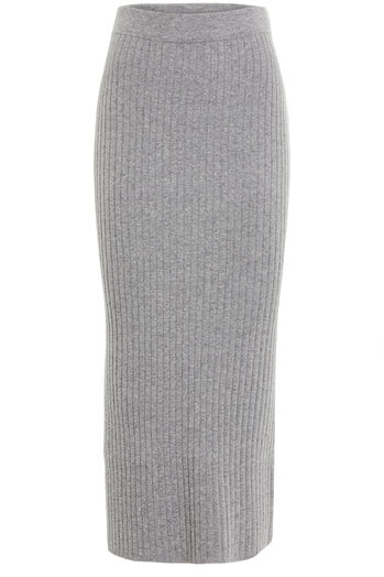 Knitted Skirt with Cashmere