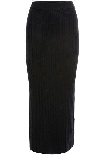 Knitted Skirt with Cashmere