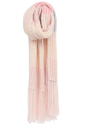 Knitted Scarf with Mohair