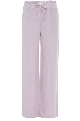 Leinenhose mit gewaschenem Finish