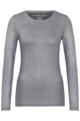 Longsleeve mit Glitter  - MAJESTIC FILATURES