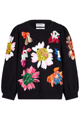Sweatshirt Enna mit Pailletten