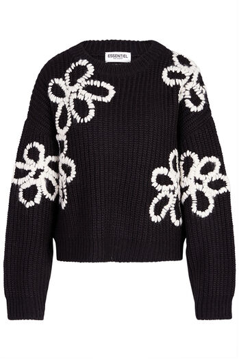 Knit Sweater Eschew with Wool
