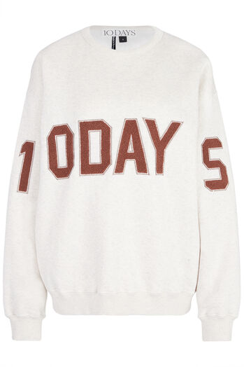 Statement Sweater mit Baumwolle