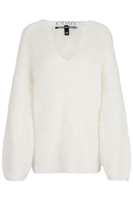 Oversized Pullover Hairy Knit