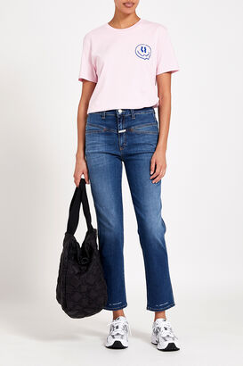 High-Rise Jeans Pedal Pusher 