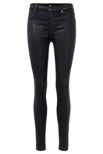 Jeans Skinny Coated Slim Illusion Black