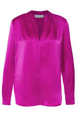 Bluse mit Satinoptik - E.T.T.C.