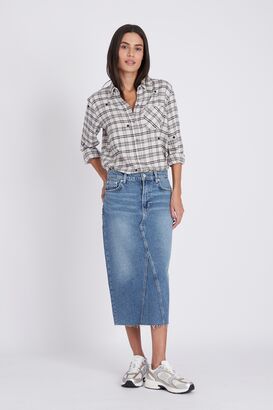 Cotton Jeans Skirt The Highland